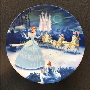 Disney Cinderella Enchanted Blue Plate